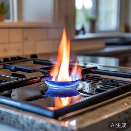 燃气灶焕然一新，打火顺畅。