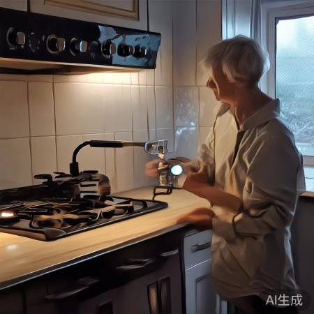 燃气灶打火不畅，放气解决