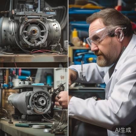 电机故障，检查维修