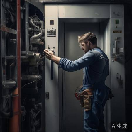 手动摇动，解卡恢复