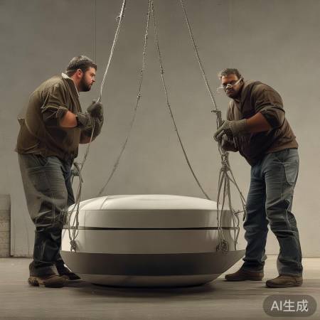 “两人协搬消毒柜，步调一致安全