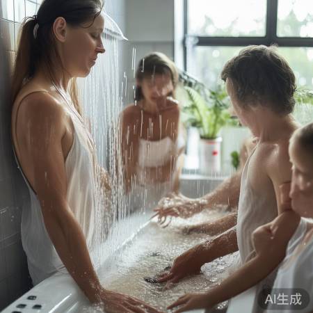 电热水器升级，体验节水花洒