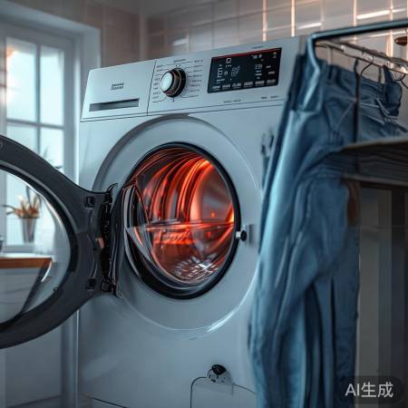 洗衣机E4提示，漂洗故障！