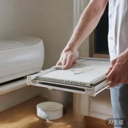 “换滤芯时，别忘了清洁出风口。