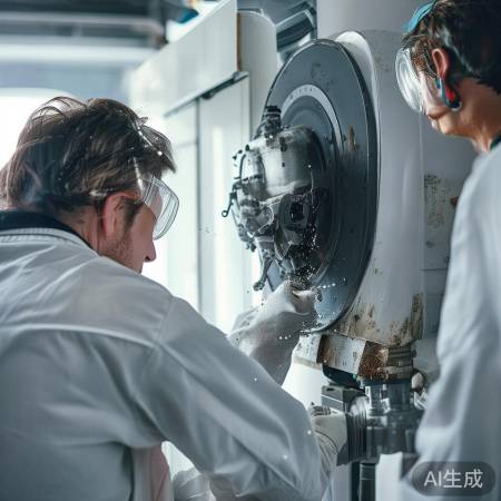 壁挂炉进水口清理