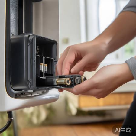 换电池，注意正负极