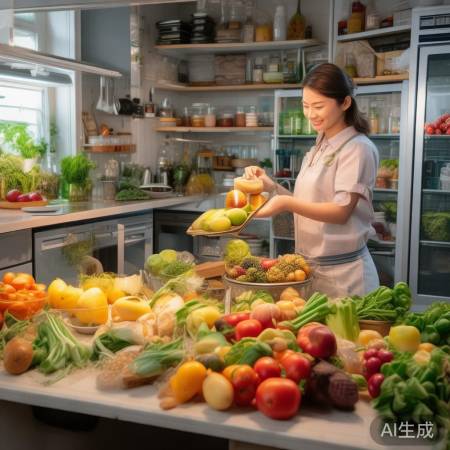 李湘分享营养搭配,冰箱宝藏库