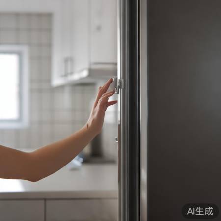 冰箱门开启瞬间