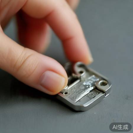 轻按卡扣,勿用力过猛