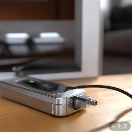 智能锁充电，确保正常使用