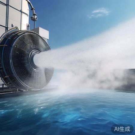 冷却塔原理：蒸发吸热降温