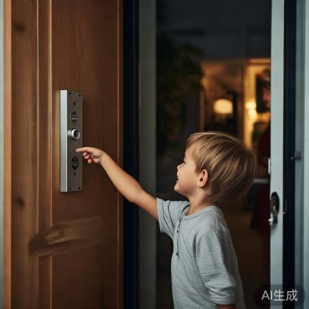 儿童指纹锁，安全便捷。