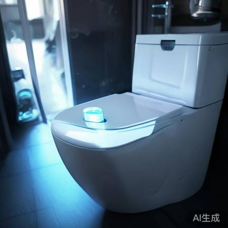 智能马桶喷射开关，清洁秘密。