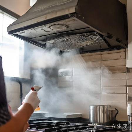 油烟机噪音大，油污清理可减小