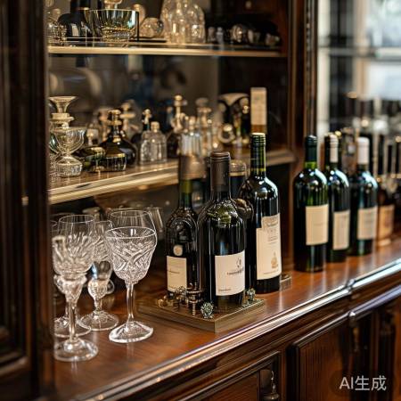 红酒柜摆件,提升品酒氛围