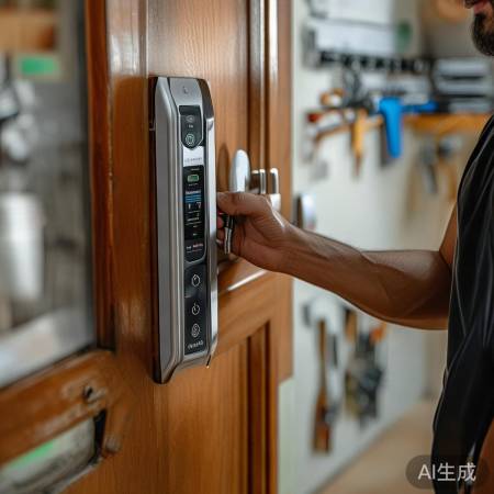 皇鼎智能锁安装简易