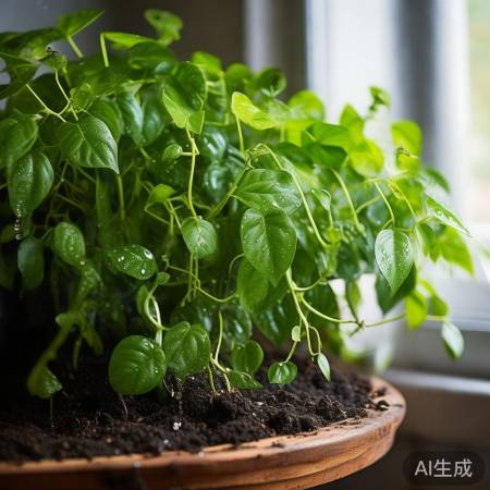 绿萝需保持湿润