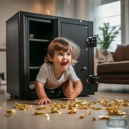 宝贝爱玩宝贝，考虑添保险柜