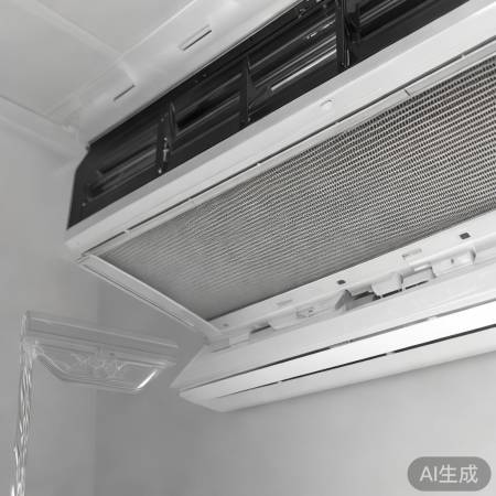 美的空调过滤网在外壳