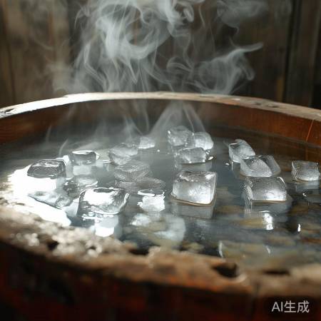 热水加速冰块融化