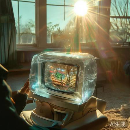 周末水中看电视