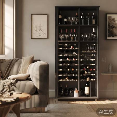 轻奢红酒架，周末聊天气氛