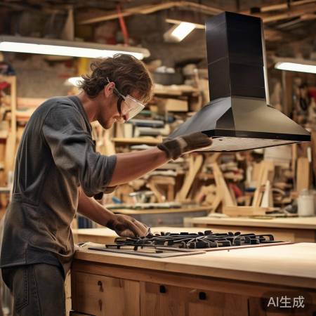 “趣味讲解抽油烟机电瓶安装”